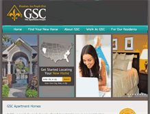 Tablet Screenshot of gscapts.com